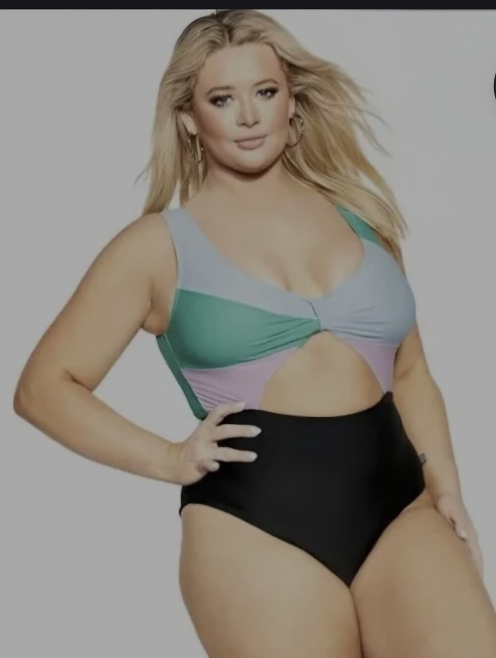 New! CITY CHIC Lulu One-Piece Swimsuit / Sizes 12 & 14 Plus